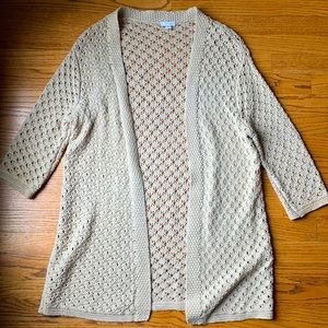 RARELY WORN JJILL TUNIC CARDIGAN-Medium